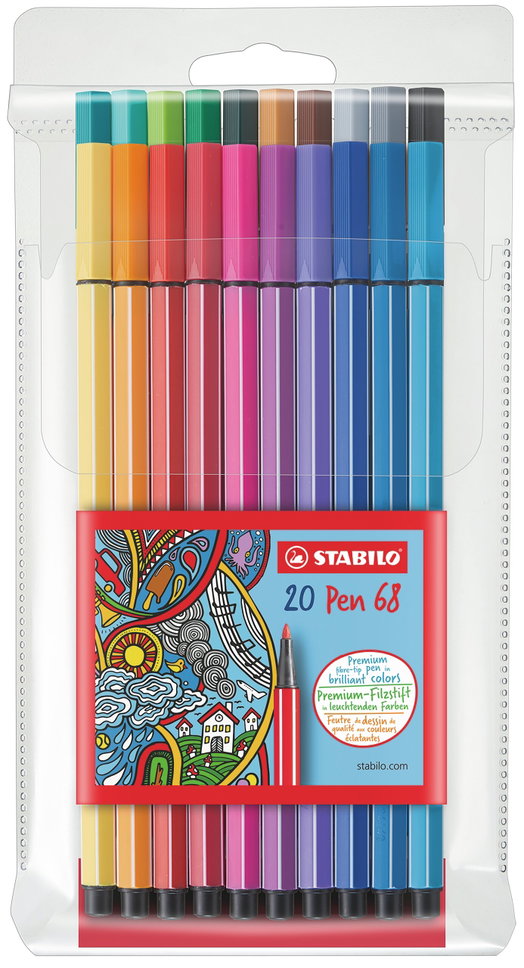 Fibrowa końcówka STABILO Pen 68